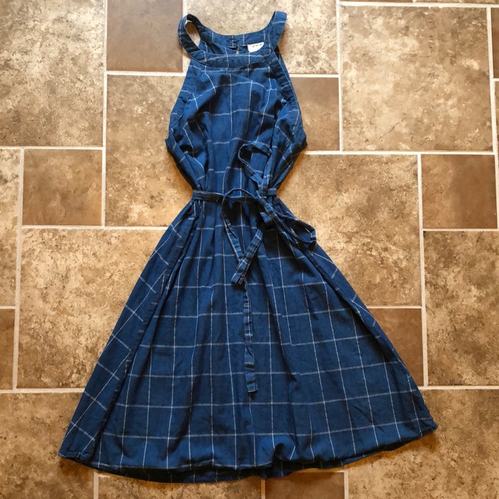Belted Halter Dress